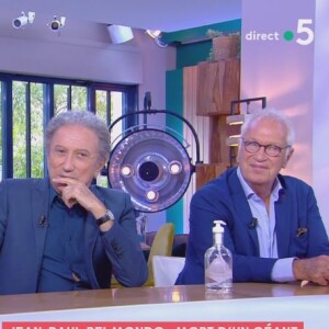 Michel Drucker évoque son ami Jean-Paul Belmondo, mort le 6 septembre 2021 - émission "C à vous" sur France 5