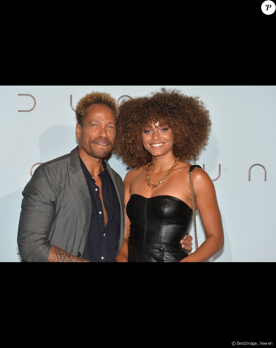Gary Dourdan, Alicia Aylies - Projection du film "Dune" au cinéma Le Grand Rex à Paris, le 6 septembre 2021. © Veeren/Bestimage