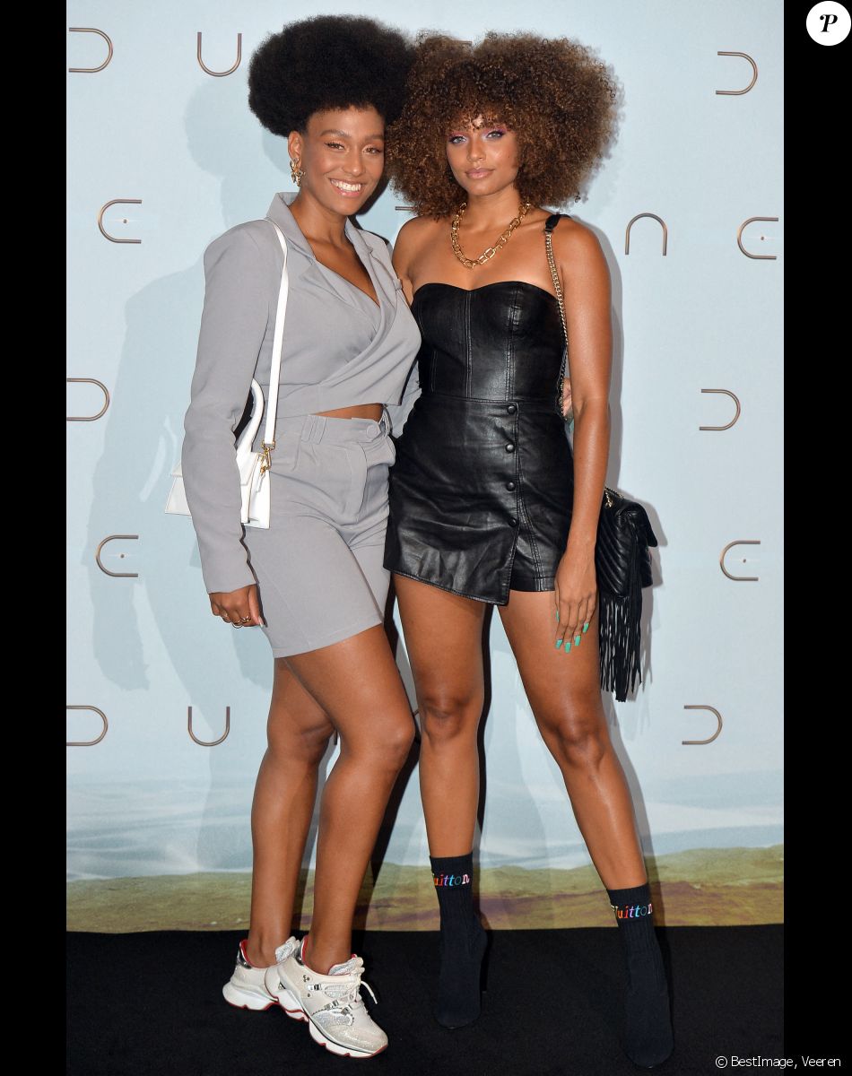Morgane Thérésine et Alicia Aylies - Projection du film "Dune" au cinéma Le Grand Rex à Paris, le 6 septembre 2021. © Veeren/Bestimage