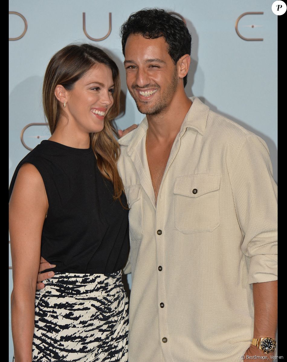 Iris Mittenaere et son compagnon Diego El Glaoui - Projection du film "Dune" au cinéma Le Grand Rex à Paris, le 6 septembre 2021. © Veeren/Bestimage