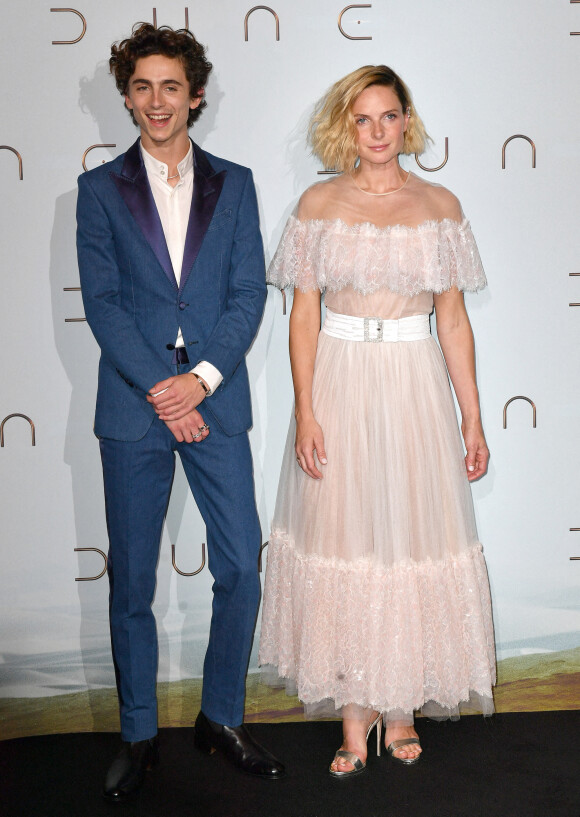 Timothée Chalamet, Rebecca Ferguson - Projection du film "Dune" au cinéma Le Grand Rex à Paris, le 6 septembre 2021. © Veeren/Bestimage