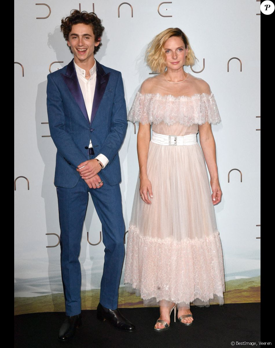Timothée Chalamet, Rebecca Ferguson - Projection du film "Dune" au cinéma Le Grand Rex à Paris, le 6 septembre 2021. © Veeren/Bestimage