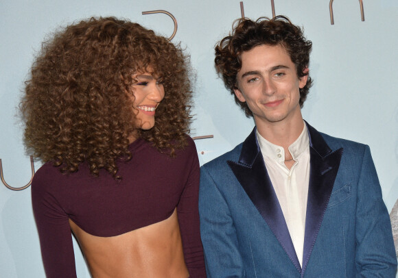 Zendaya, Timothée Chalamet - Projection du film "Dune" au cinéma Le Grand Rex à Paris, le 6 septembre 2021. © Veeren/Bestimage