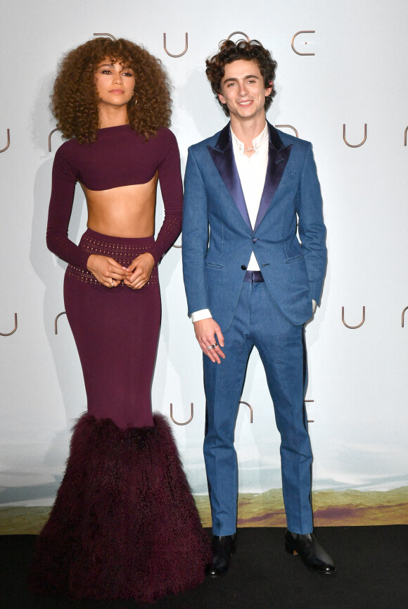 Zendaya, Timothée Chalamet - Projection du film "Dune" au cinéma Le Grand Rex à Paris. © Veeren/Bestimage