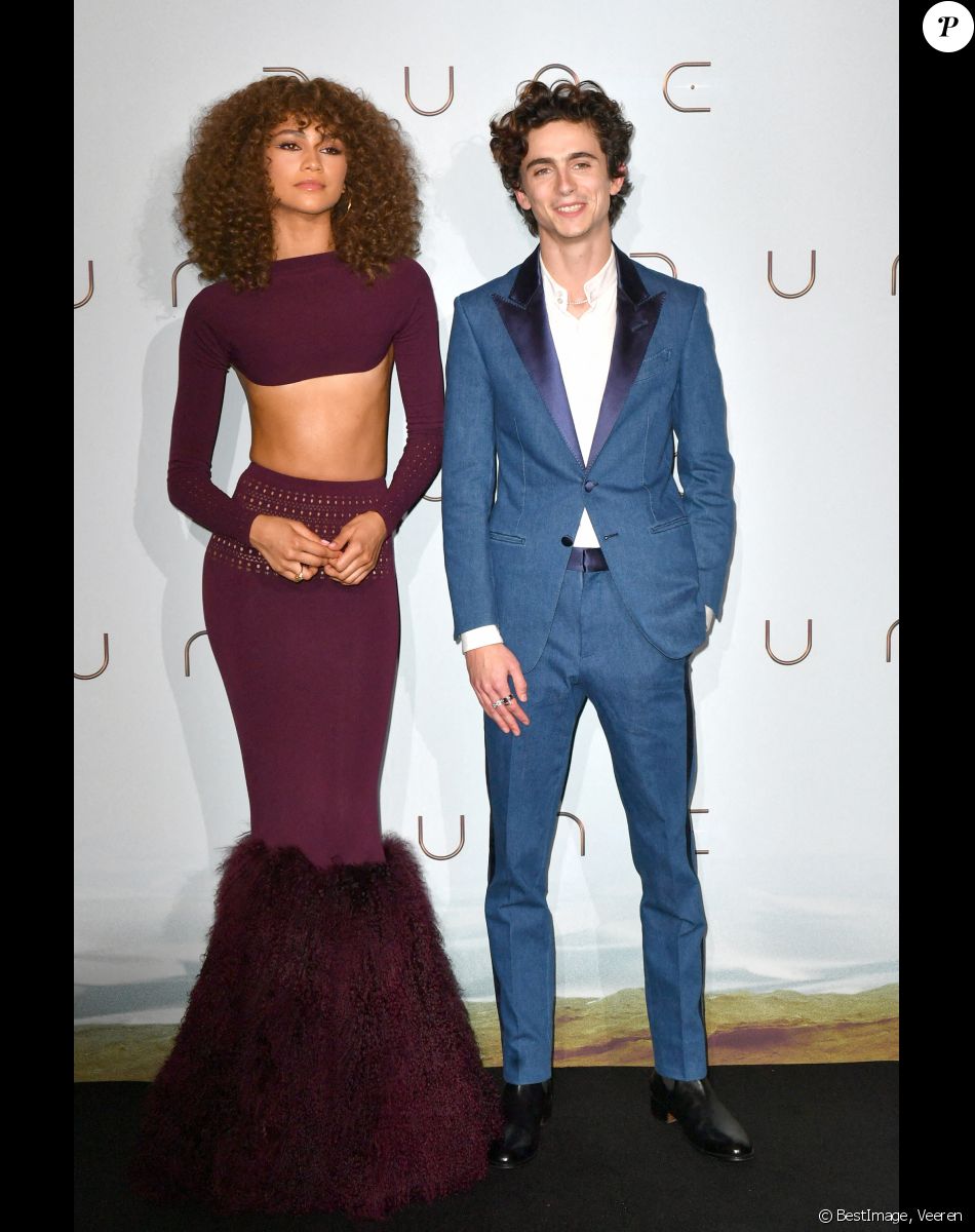 Zendaya, Timothée Chalamet - Projection du film "Dune" au cinéma Le Grand Rex à Paris. © Veeren/Bestimage