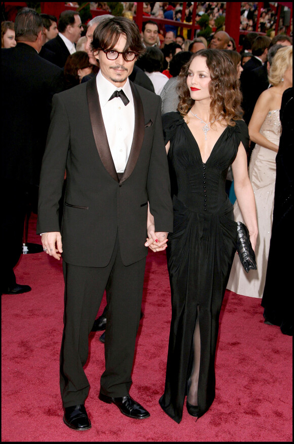 Johnny Depp et Vanessa Paradis aux Oscars.