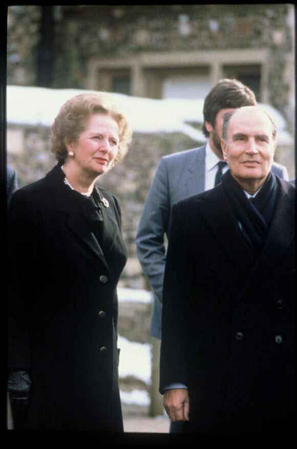 Archives - François Mitterrand et Margaret Thatcher à Londres, en 1985