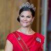 Victoria de Suède au comble du chic parée d'un diadème familial très ancien