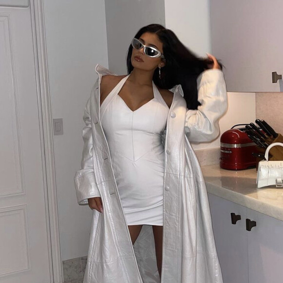 Kylie Jenner, enceinte, à New York le 8 septembre 2021.