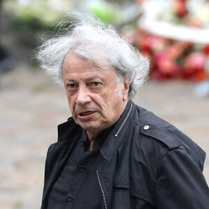 Hervé Vilard - Obsèques de Jean-Paul Belmondo en l'église Saint-Germain-des-Prés, à Paris le 10 septembre 2021. © Dominique Jacovides / Bestimage 