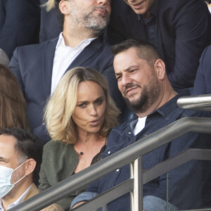 Cecile de Menibus - People en tribune lors de la rencontre de football Paris Saint Germain PSG contre Clermont (4-0) au Parc des Princes à Paris le 11 septembre 2021 