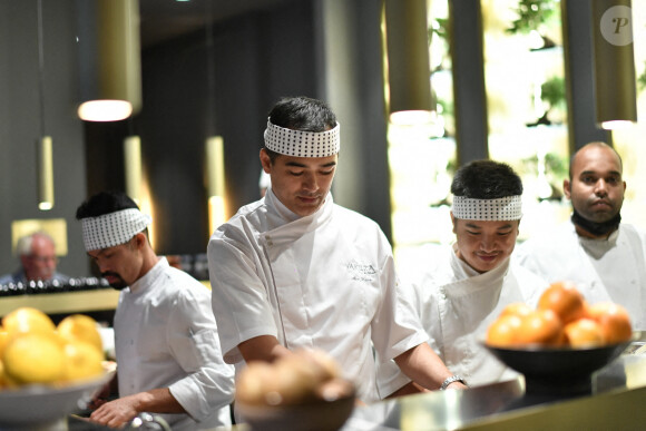 Exclusif - Inauguration du restaurant "Yakuza" par le chef Olivier Da Costa au Maison Albar Hotels - Le Vendome à Paris. Le 9 septembre 2021. © Rachid Bellak/Bestimage