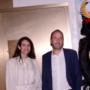 Exclusif - Louise Monot, Grégory Pourrin, Alexandra Lamy - Inauguration du restaurant "Yakuza" par le chef Olivier Da Costa au Maison Albar Hotels - Le Vendome à Paris. Le 9 septembre 2021. © Rachid Bellak/Bestimage