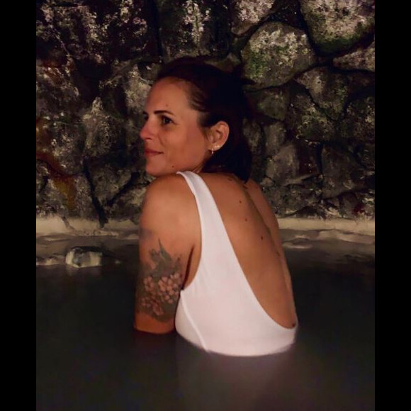 Laure Manaudou en vacances en Islande. Janvier 2020.