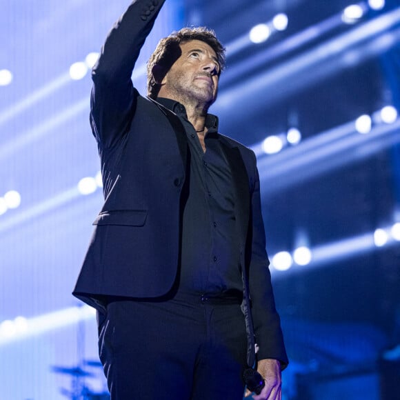 Exclusif - Patrick Bruel - Concert hommage à Johnny Hallyday "Que je t'aime" à l'AccorHotels Arena Paris Bercy à Paris. Le 14 septembre 2021 © Borde-Jacovides-Moreau / Bestimage