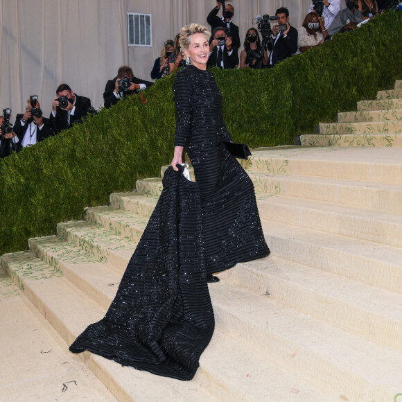 Sharon Stone au Met Gala 2021 au Metropolitan Museum of Art. New York, le 13 septembre 2021.