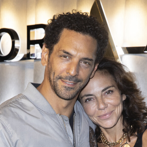 Exclusif - Tomer Sisley et sa femme Sandra au concert hommage à Johnny Hallyday "Que je t'aime" à l'AccorHotels Arena Paris Bercy à Paris. © Borde-Jacovides-Moreau / Bestimage 