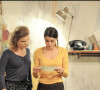 Rachel Arditi, Sarah Biasini et Benjamin Bellecour - Filage de la pièce "Qu'est-ce qu'on attend ?" au Ciné 13 à Paris.