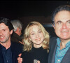 Archives - Daniel Auteuil, Emmanuelle Béart et son père Guy Béart à l'Olympia en 1987.