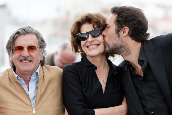 Daniel Auteuil, Fanny Ardant, Nicolas Bedos - Photocall du film "La belle époque" lors du 72e Festival de Cannes. Le 21 mai 2019. © Jacovides-Moreau / Bestimage