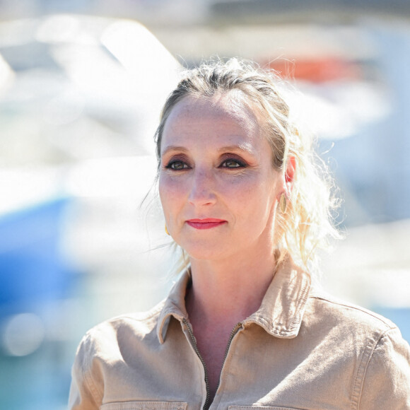 Audrey Lamy - Photocall lors du Festival de la Fiction de La Rochelle. Le 17 septembre 2021