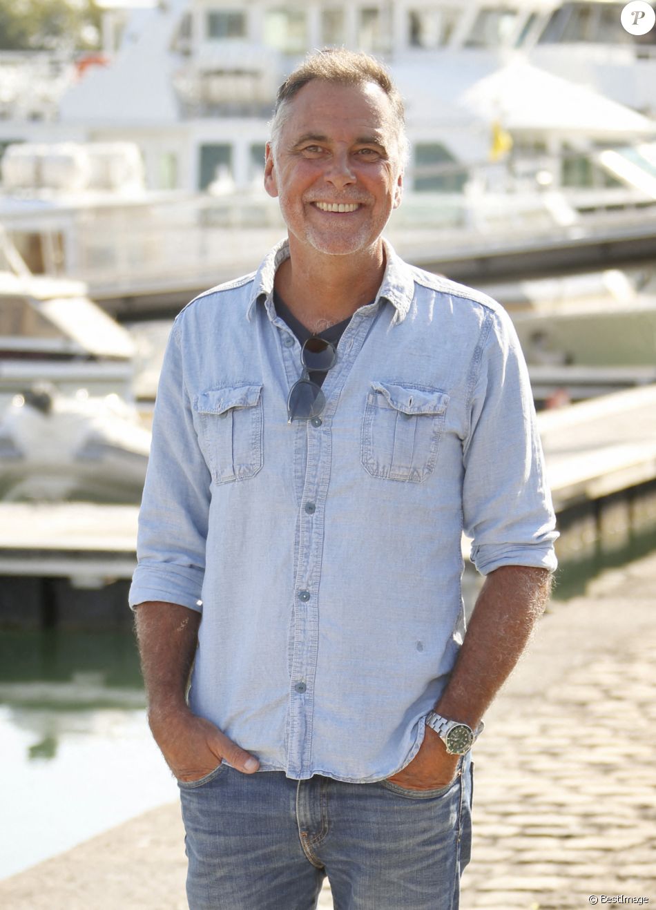 Christophe Laubion de A la folie Photocall lors du Festival de la