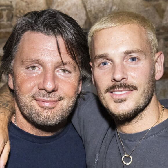 Exclusif - Matt Pokora, Philippe Lellouche - People lors de la représentation de la pièce de théâtre "L'invitation", écrite par H.Raccah, au Festival de Ramatuelle. Le 5 août 2021 © Cyril Bruneau / Festival de Ramatuelle / Bestimage 
