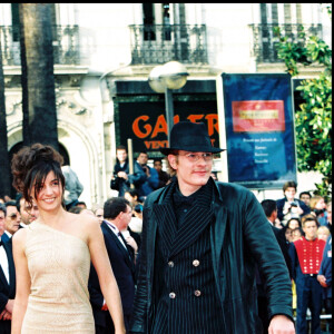 Clotilde Courau et Guillaume Depardieu au Festival de Cannes en 1997. 