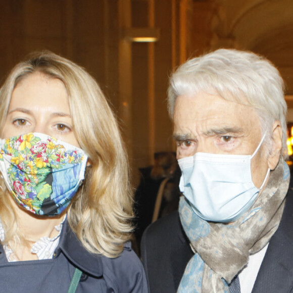 Bernard Tapie, et ses avocats Hervé Temime et Julia Minkowski. Paris, le 12 octobre 2020.