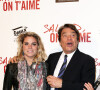 Bernard Tapie avec sa femme Dominique et sa fille Sophie - Avant-première de "Salaud, on t'aime" à l'UGC Normandie sur les Champs-Elysées à Paris. Le 31 mars 2014.