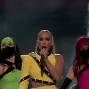 Jennifer Lopez lors de l'enregistrement du concert caritatif Vax Live à Los Angeles. Le 9 mai 2021.