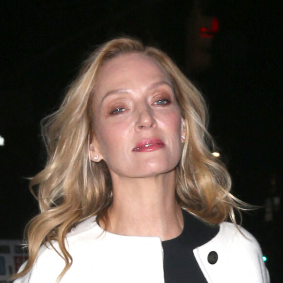 Uma Thurman - Les célébrités arrivent au gala Guggenheim International 2019 à New York, le 14 novembre 2019