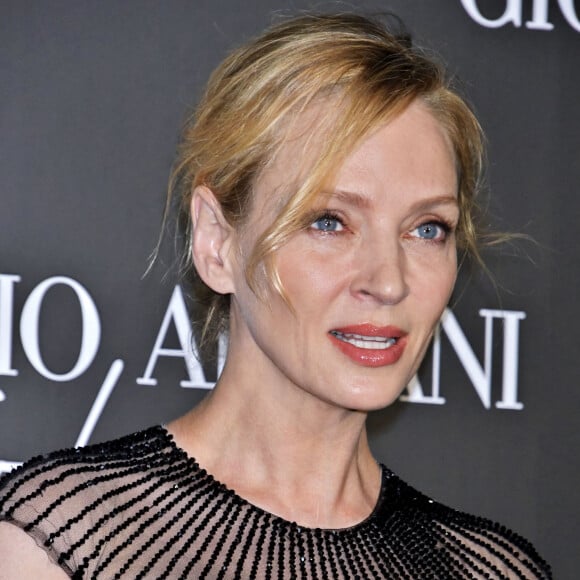 Uma Thurman - Présentation de la collection croisière Giorgio Armani 2020 au musée National de Tokyo, Tokyo le 24 ami 2019.