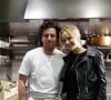 Jean Imbert et Jennifer Lawrence posent sur Instagram, le 2 octobre 2016.