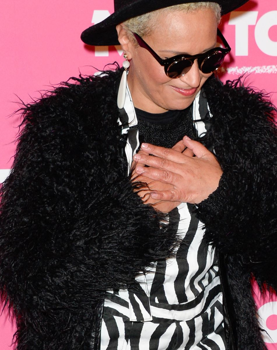 La chanteuse Lââm - Avant-première du film "Moi, Tonya" au cinéma l'UGC Normandie à Paris le 15 janvier 2018. © Coadic Guirec/Bestimage