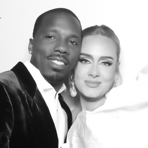 Adele a officialisé son histoire d'amour avec Rich Paul sur Instagram, avec cette photo prise lors d'un mariage.