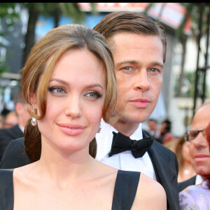 Angelina Jolie et Brad Pitt à Cannes en 2007 