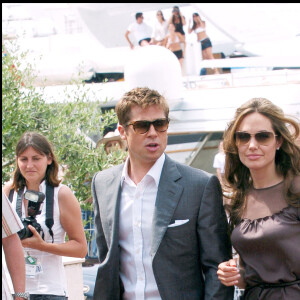 Angelina Jolie et Brad Pitt à Cannes en 2007