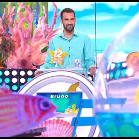 Bruno dans "Les 12 Coups de midi" sur TF1, le 2 août 2021