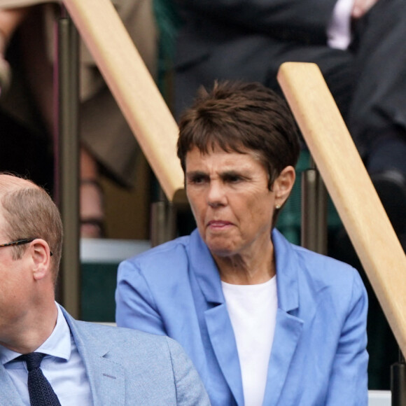 Le prince William, Kate Middleton - Tribunes du tournoi de tennis de Wimbledon au All England Lawn Tennis and Croquet Club à Londres, Royaume Uni, le 10 juillet 2021.