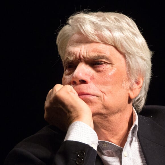 Bernard Tapie donne une conférence "Qui est le vrai Bernard Tapie" au Forum de Liège, Belgique. 