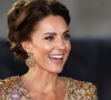 Catherine Kate Middleton, duchesse de Cambridge - Avant-première mondiale du film "James Bond - Mourir peut attendre (No Time to Die)" au Royal Albert Hall à Londres le 28 septembre 2021.