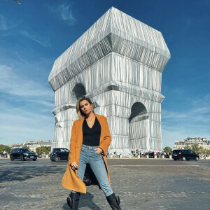 Clara Morgane à Paris. Septembre 2021.