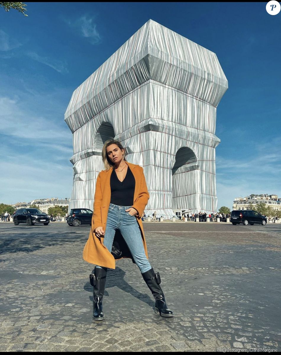 Clara Morgane à Paris. Septembre 2021.
