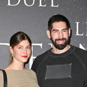 Nikola Karabatic et sa femme Geraldine Pillet - Avant-première française du film "Le Dernier Duel" au Cinéma Gaumont Champs-Élysées à Paris le 24 septembre 2021. © Coadic Guirec / Bestimage