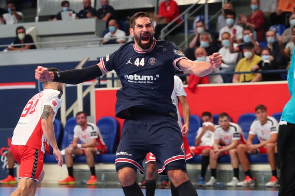 Nikola Karabatic (Paris Saint-Germain) - EHF Champions League "Paris Saint-Germain Handball - C.S. Dinamo Bucarest" à Paris, le 23 septembre 2021.