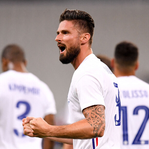 Olivier Giroud - Match amical de préparation à l'Euro 2021 France - Bulgarie (3-0) au Stade de France en présence de 5000 spectateurs à Saint-Denis le 8 juin 2021. © Philippe Lecoeur / Panoramic / Bestimage