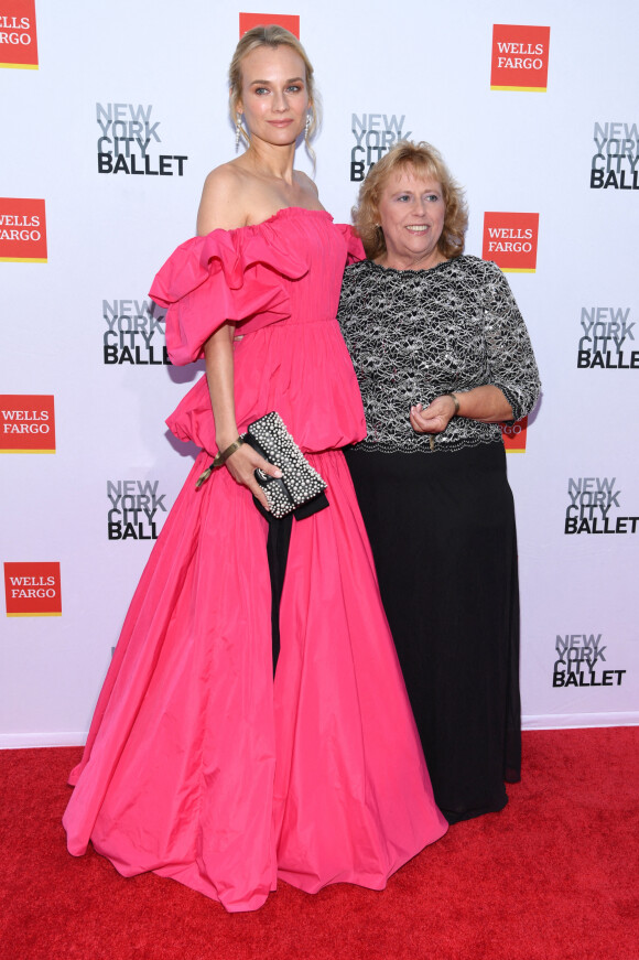 Diane Kruger et sa mère Maria-Theresa assistent au gala d'automne du New York City Ballet, au David H. Koch Theater, au Lincoln Center. New York, le 30 septembre 2021.