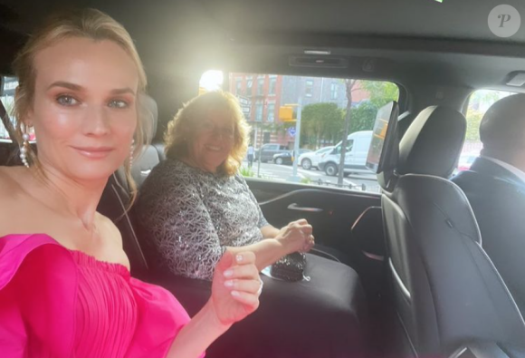 Diane Kruger et sa mère Maria-Theresa se rendent au gala d'automne du New York City Ballet, au David H. Koch Theater, au Lincoln Center. New York, le 30 septembre 2021.
