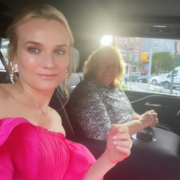 Diane Kruger et sa mère Maria-Theresa se rendent au gala d'automne du New York City Ballet, au David H. Koch Theater, au Lincoln Center. New York, le 30 septembre 2021.